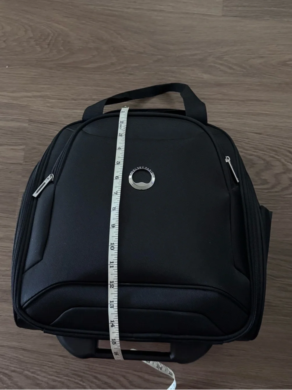 Delsey Paris sky max 2.0 2 wheels underseater bag luggage black unisex